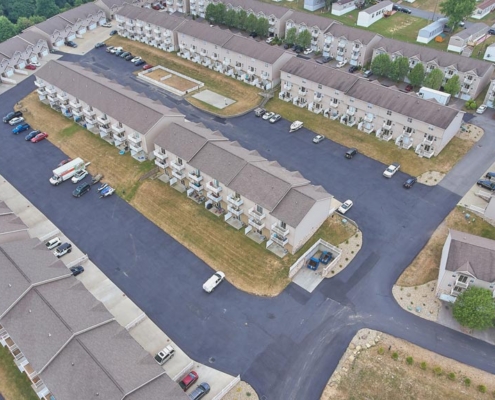 Graycliff Luxury Townhomes Aerial View