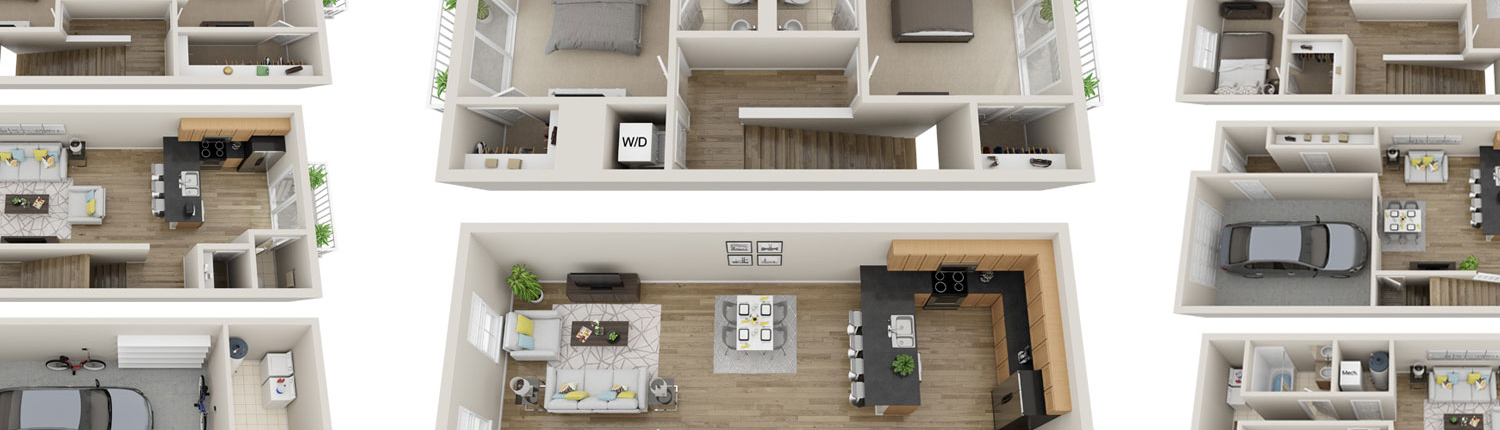 Floor Plans at Graycliff Luxury Townhomes