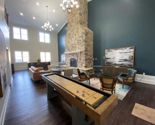 Graycliff Luxury Townhomes Club House Interior Detail 2