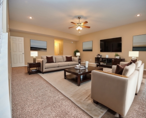 Graycliff Luxury Townhomes Living Room Detail